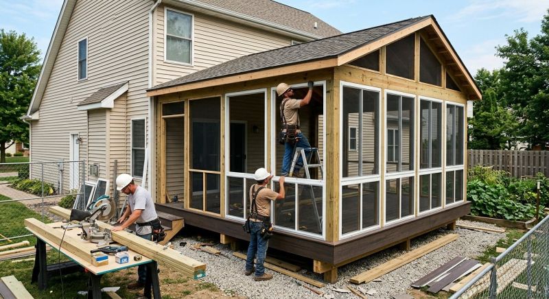 Deck Enclosure Construction in Seattle, WA