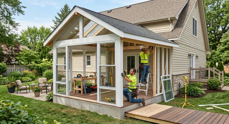 Enclosed Porch Installation in Cincinnati, OH