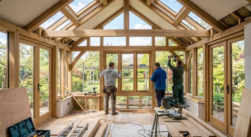 Sunroom Addition Construction in Longmont, CO